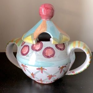 Mackenzie-Childs sugar bowl